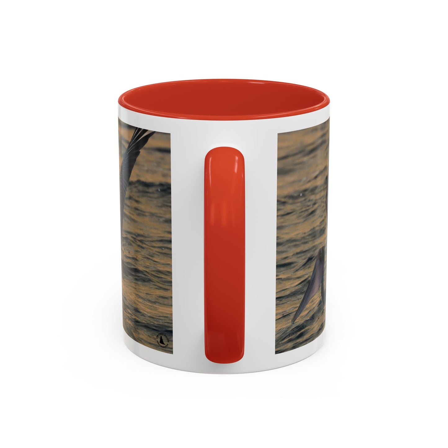 Pelican Sunrise Accent Coffee Mug — 11/15oz Ceramic Mug for Bird Lovers