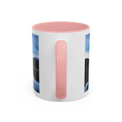 Mountain Lake Accent Coffee Mug — Scenic Wilderness Photo Travel Gift (11/15oz)
