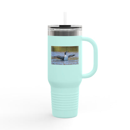 40oz Insulated Travel Mug — Loon Lake Wildlife Photo