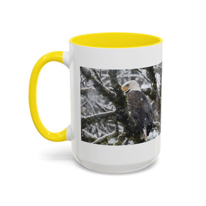 Bald Eagle Winter Photo Coffee Mug — 11/15oz Accent Mug