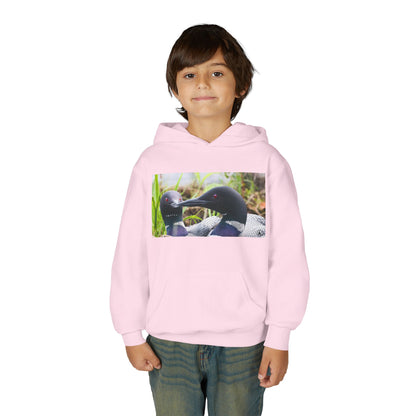 Youth Hoodie — Realistic Waterfowl Duck Photo Print