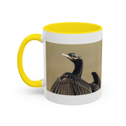 Cormorant Photo Coffee Mug – Birdwatching Nature Gift (11/15oz)