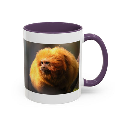 Golden Lion Tamarin Coffee Mug — Cute Exotic Monkey Accent Mug (11/15oz)