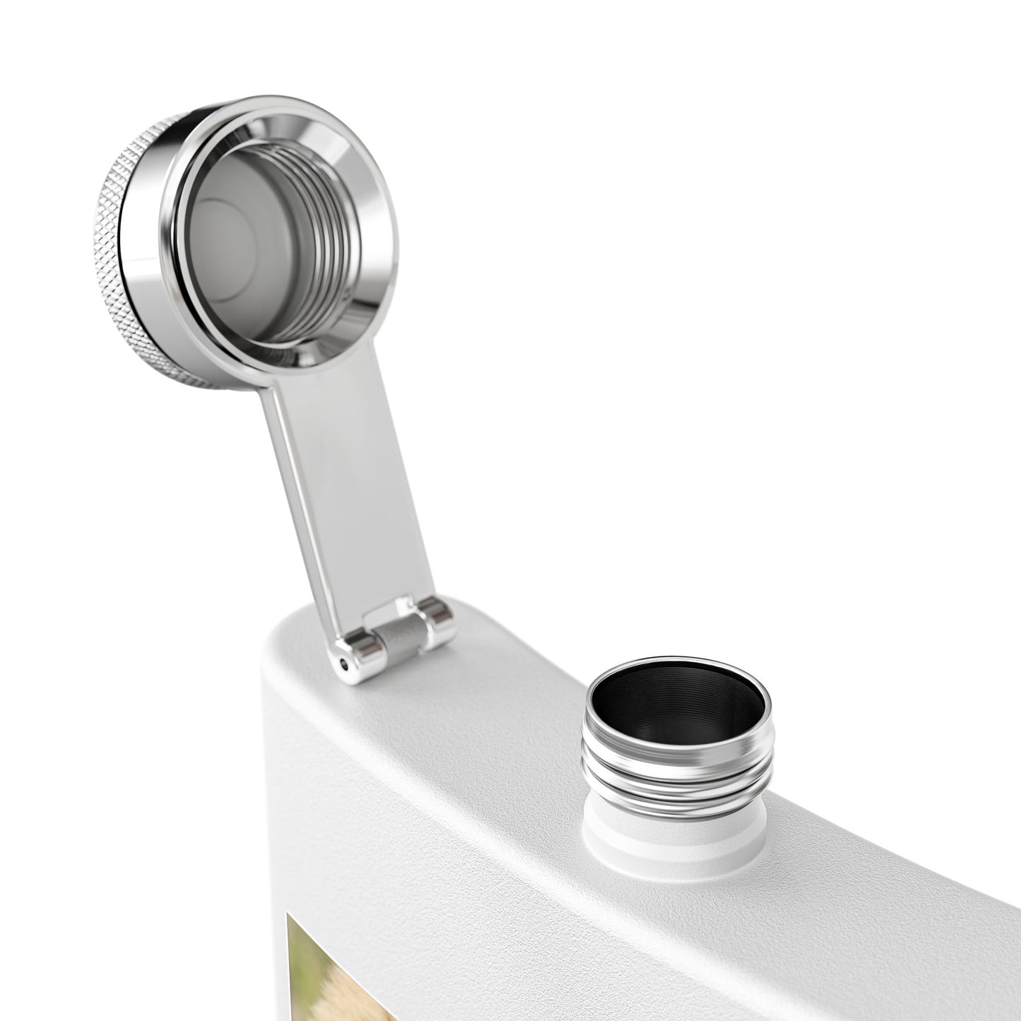 Bear Face 6oz Stainless Steel Flask — Funny Woodland Animal Hip Flask