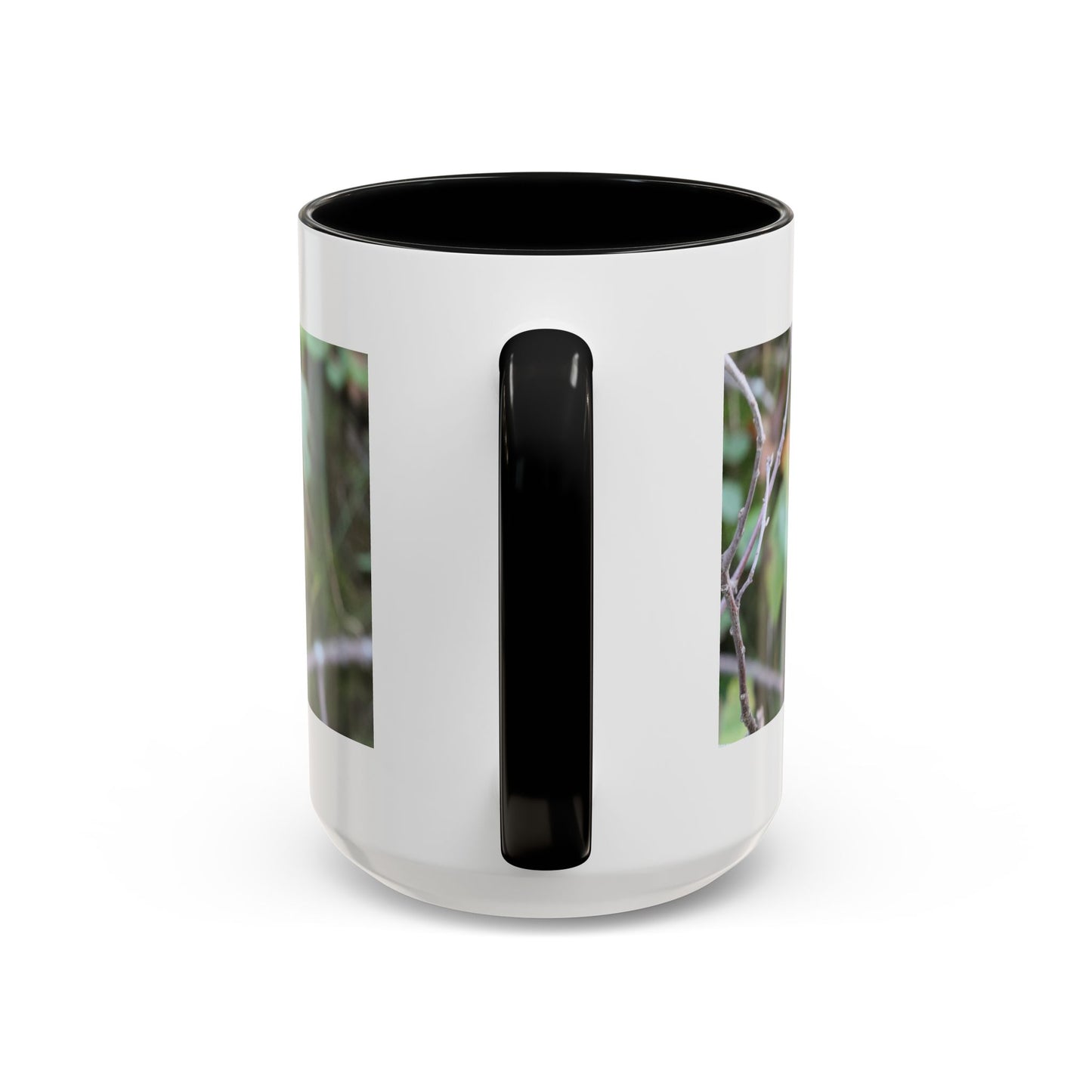 Cute Mink Photo Accent Mug – Wildlife Photography Coffee Cup (11/15 oz)