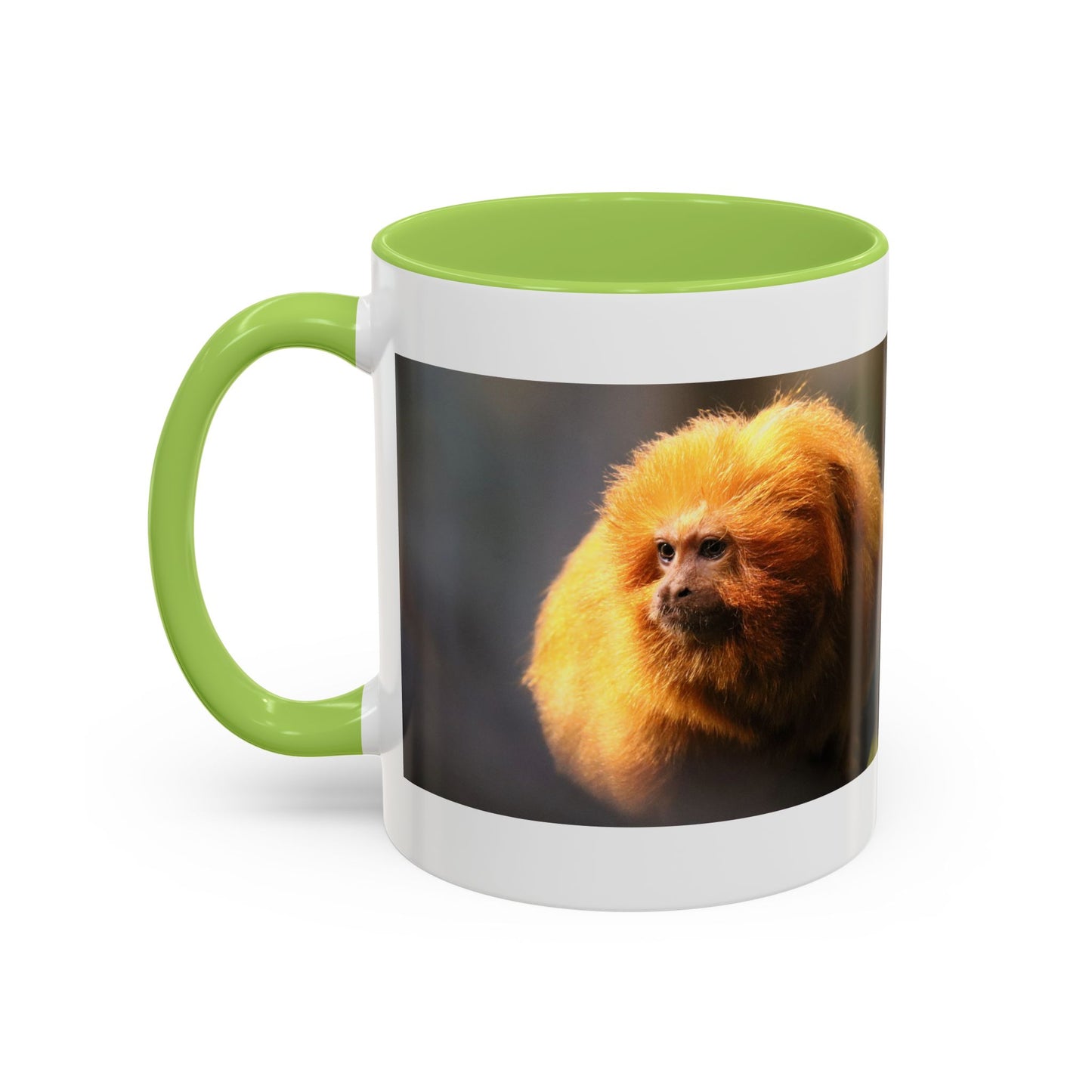 Golden Lion Tamarin Coffee Mug — Cute Exotic Monkey Accent Mug (11/15oz)