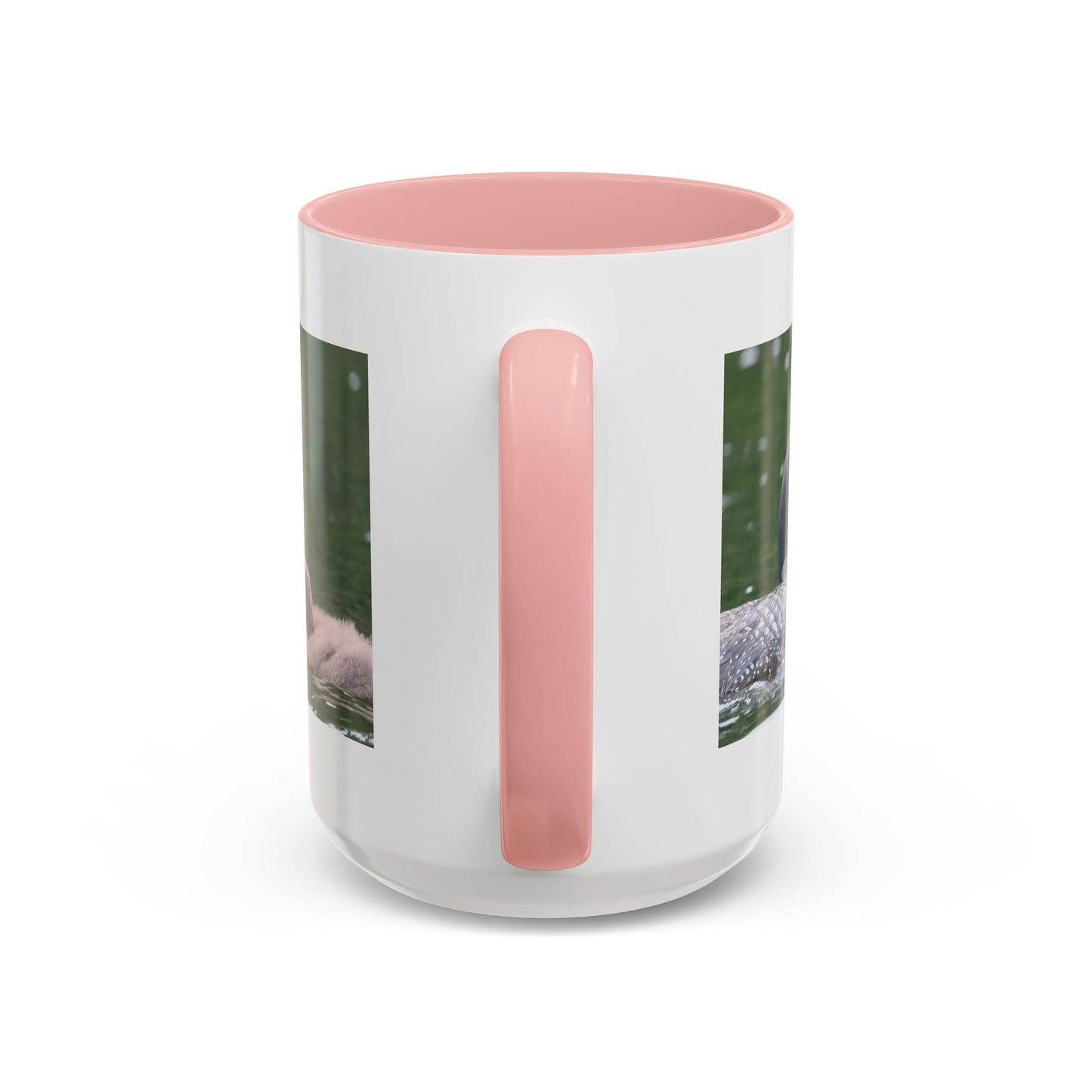 Loon Family Accent Coffee Mug – Wildlife Photo Tea Mug (11/15 oz)