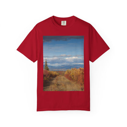 Autumn's Sentinel: Alaskan Fall Wilderness, Northern Landscape Photographyphotography shirts
