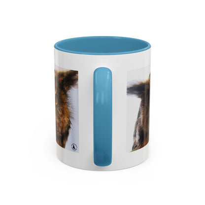 Owl Accent Coffee Mug – Realistic Great Horned Owl Photo (11/15 oz)