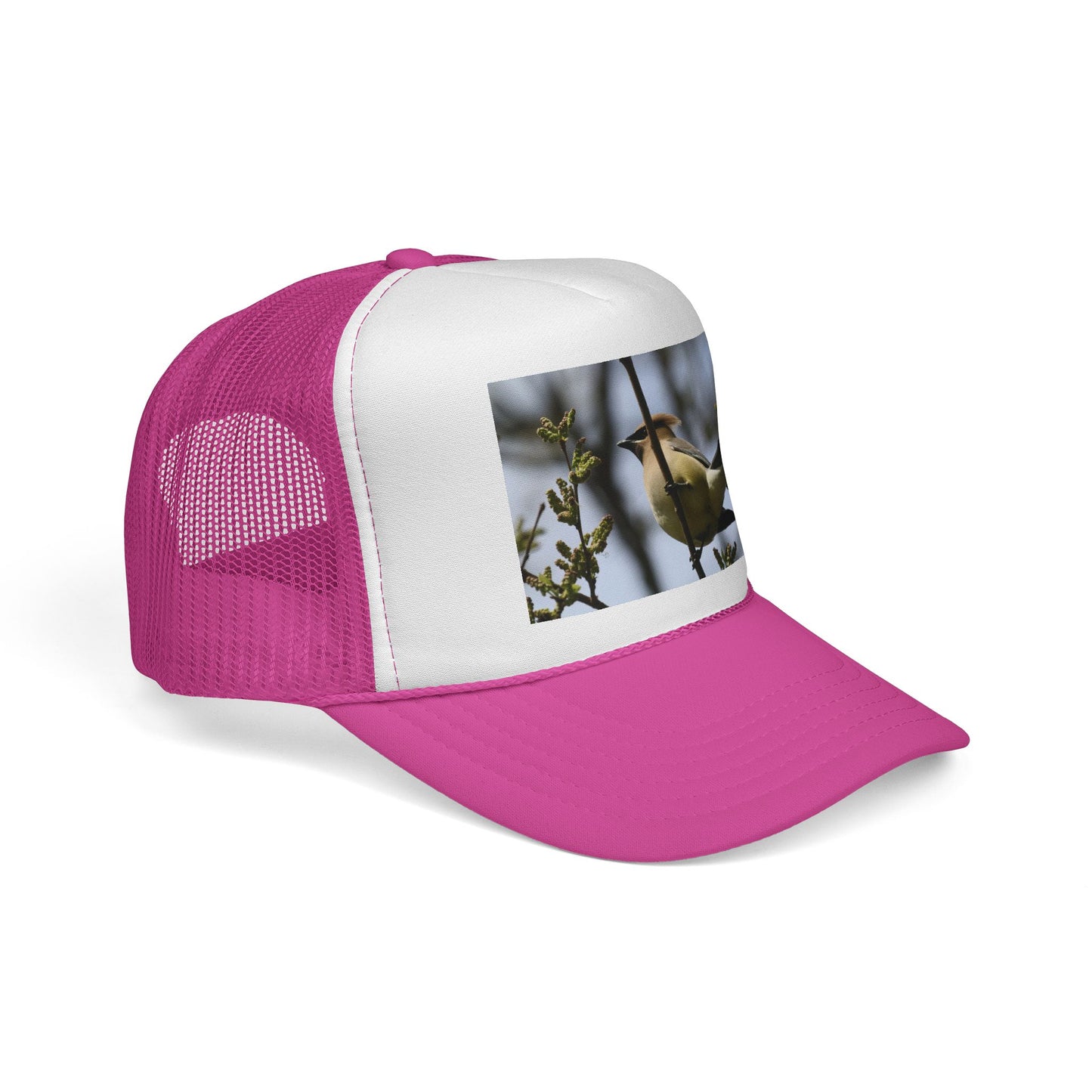 Bird Photography Trucker Cap – Yellow Warbler Print