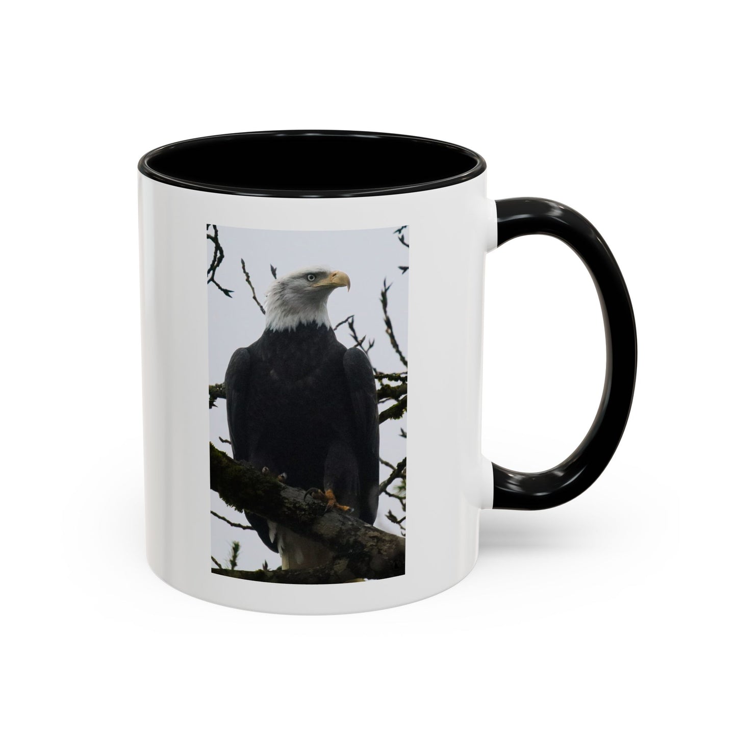 Bald Eagle Accent Coffee Mug – Patriotic Wildlife 11/15oz