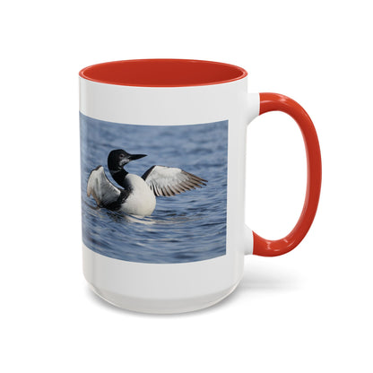 Loon Lake Accent Coffee Mug — Wildlife Photography Bird Mug (11/15oz)