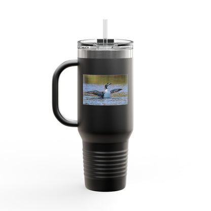 40oz Insulated Travel Mug — Loon Lake Wildlife Photo
