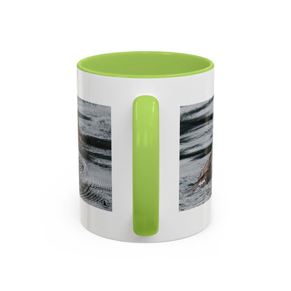 Goldeneye Duck Photo Accent Coffee Mug — Wildlife Nature Lover Gift (11/15 oz)