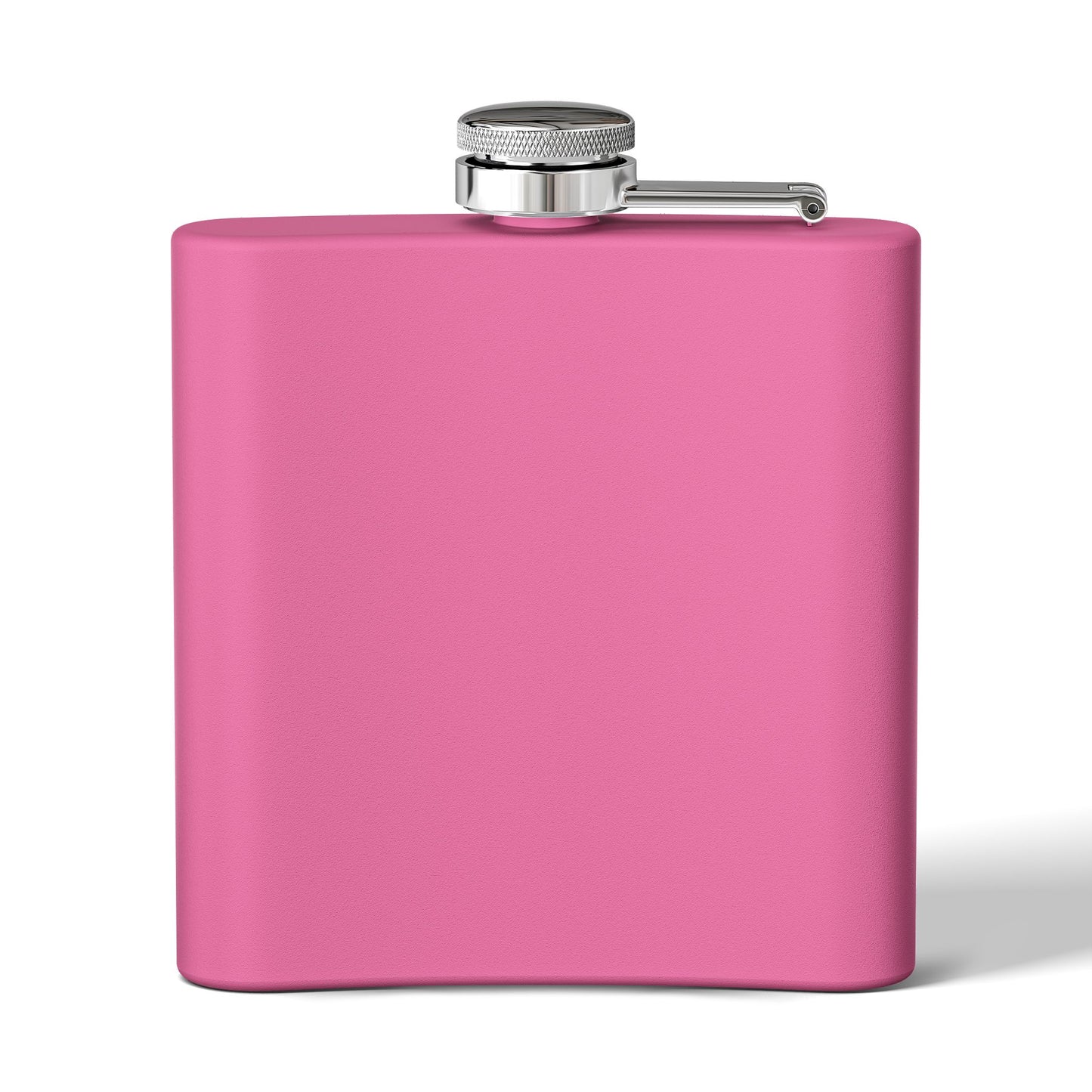 Mountain Winter Scene 6oz Stainless Steel Flask — Snowy Peaks Travel Hip Flask