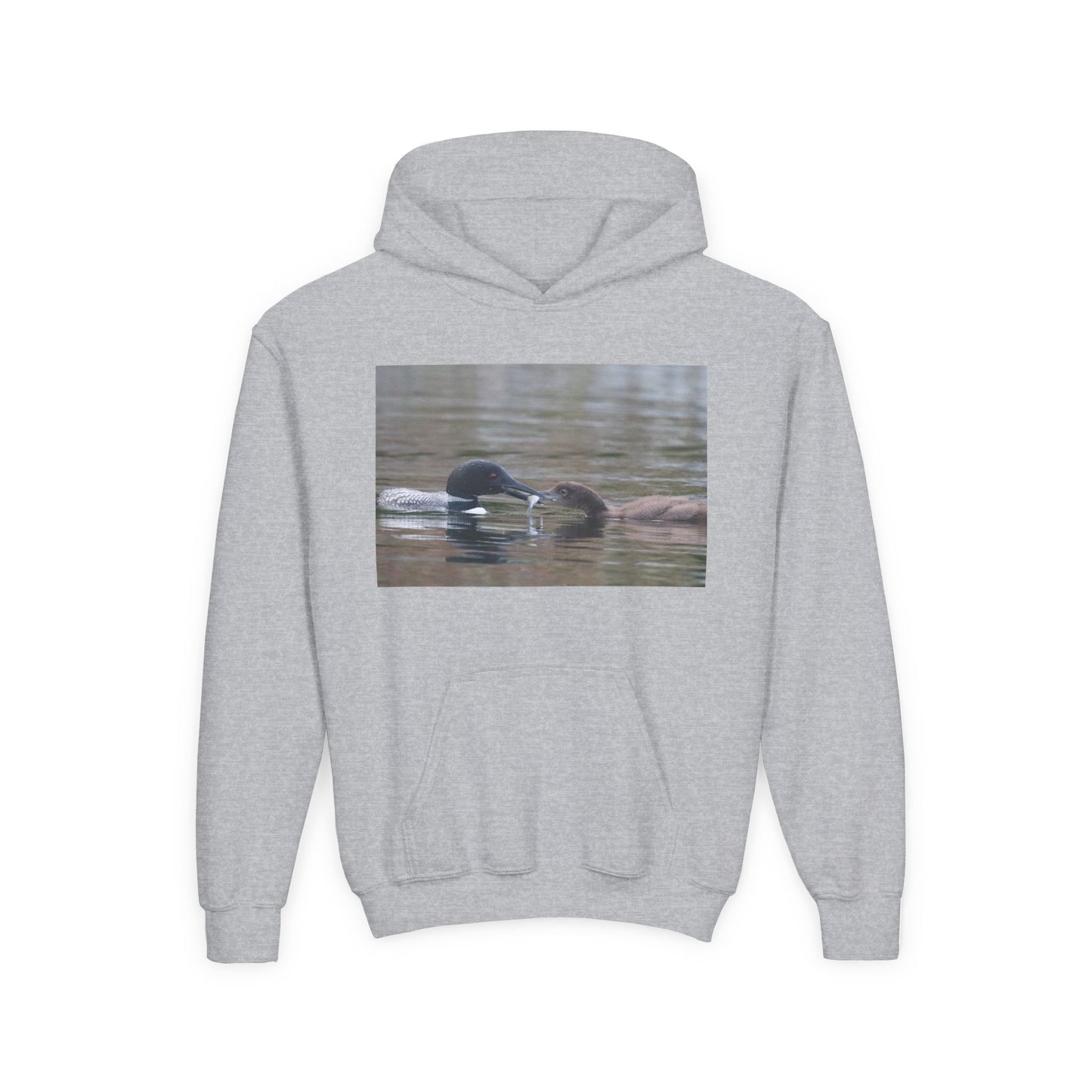 Youth Hoodie — Swimming Ducks Nature Photo Sweatshirt