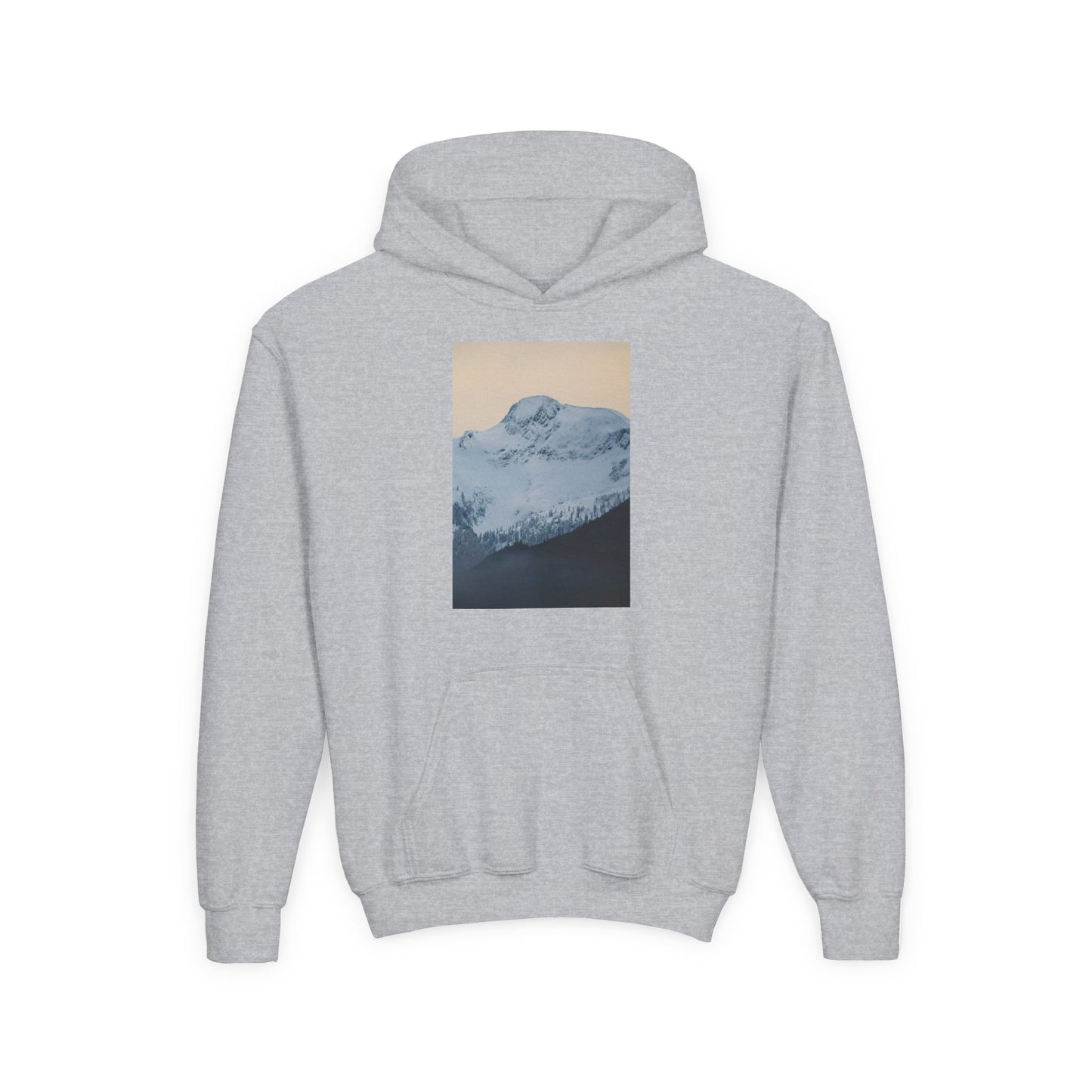 Mountain Mist Youth Hoodie – Snow Peak Graphic Pullover
