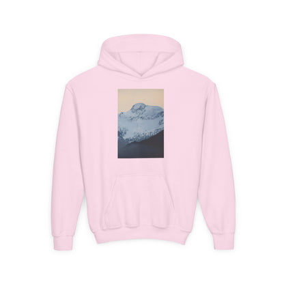 Mountain Mist Youth Hoodie – Snow Peak Graphic Pullover