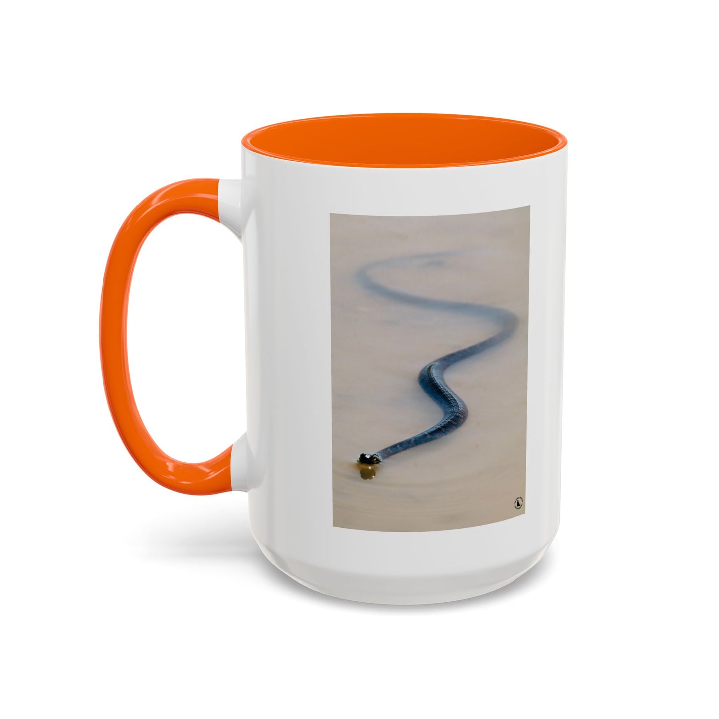 Serpentine Ribbon Snake Coffee Mug — Nature Photography Accent Mug (11/15oz)