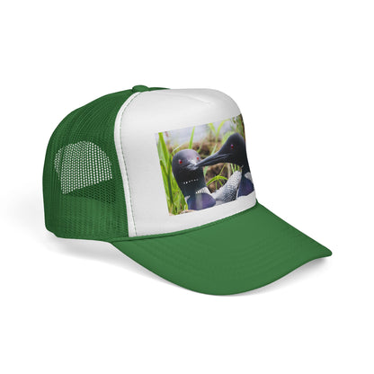 Loon Photo Trucker Cap — Wildlife Bird Hat for Nature Lovers