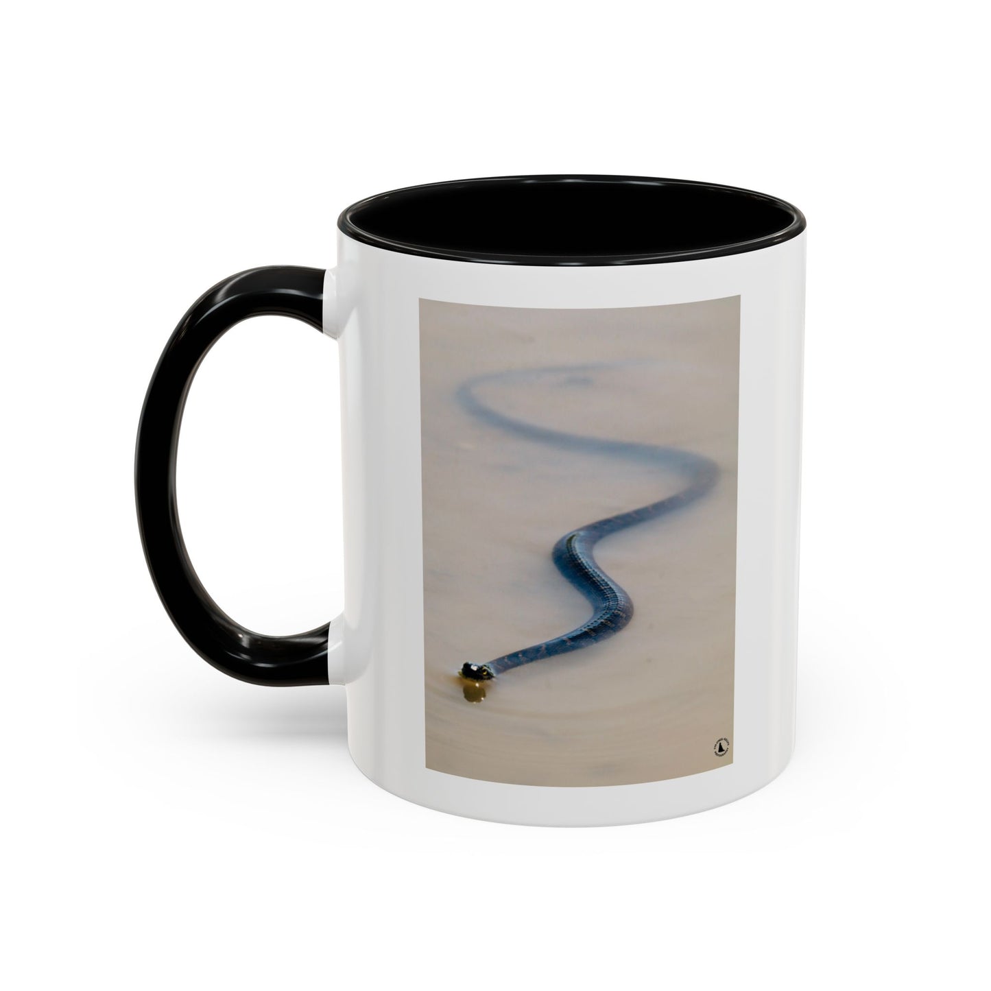 Serpentine Ribbon Snake Coffee Mug — Nature Photography Accent Mug (11/15oz)