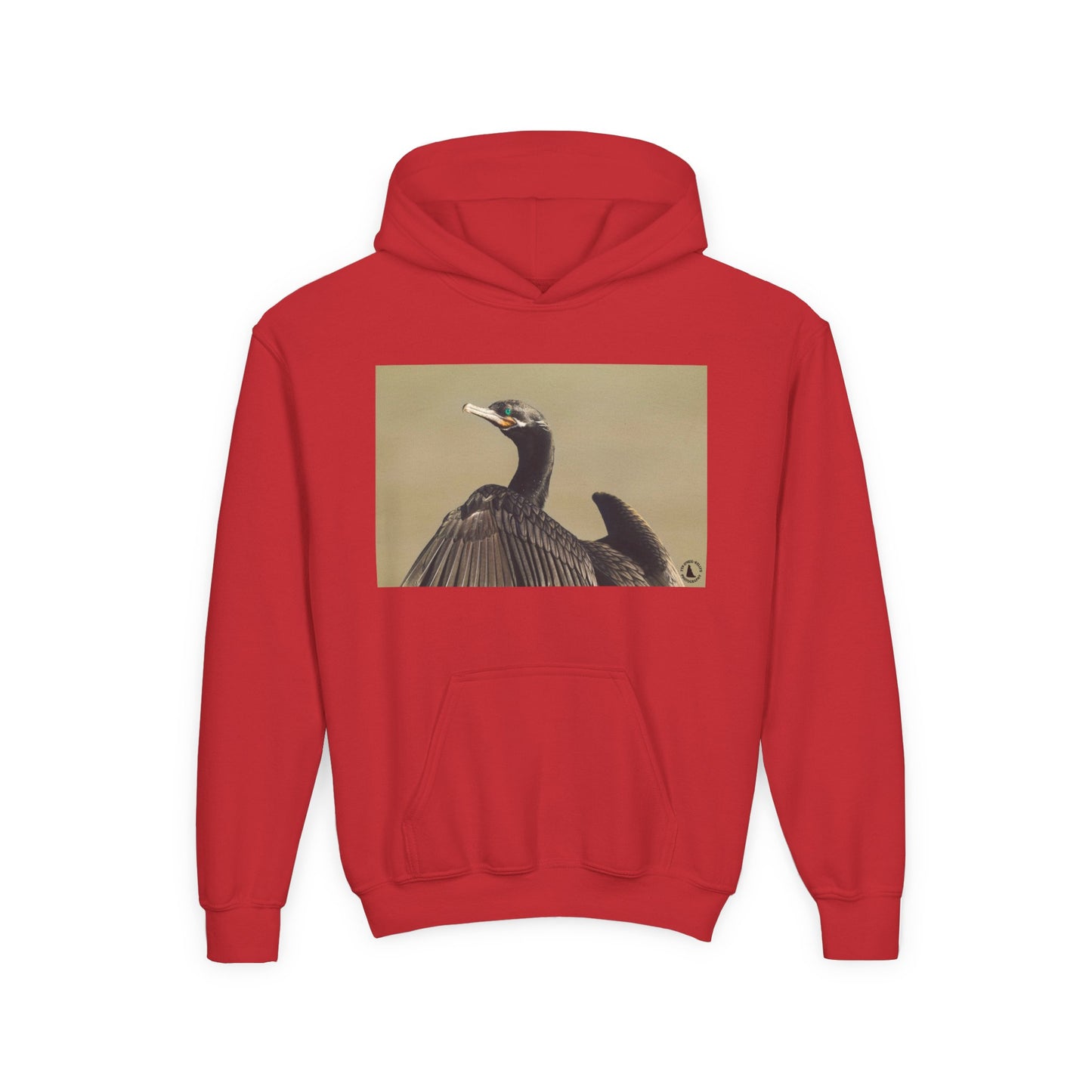 Cormorant Bird Photo Hoodie | Wildlife Photography Kids Sweatshirt