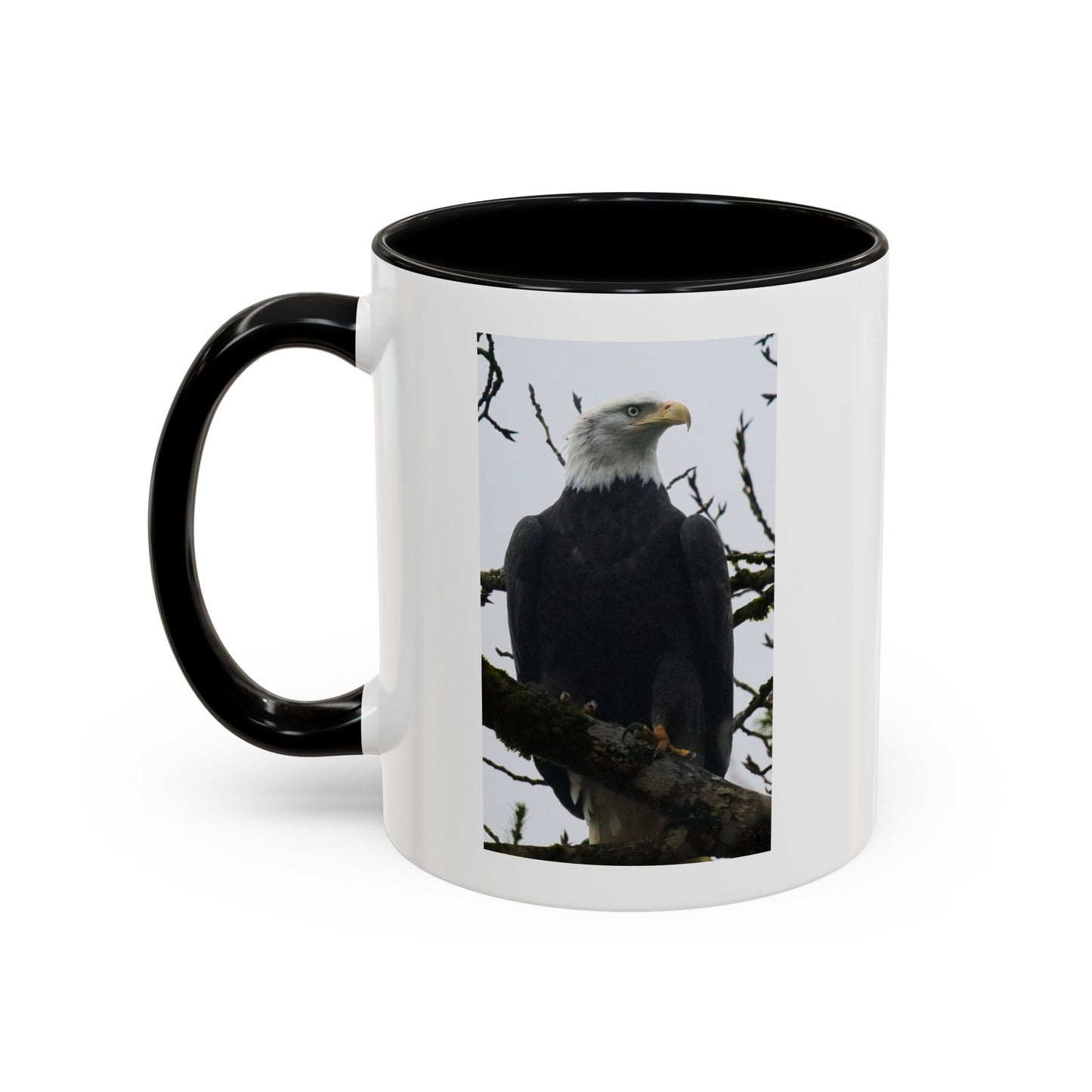 Bald Eagle Accent Coffee Mug – Patriotic Wildlife 11/15oz