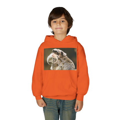 Youth Hoodie with Mustached Tamandua Anteater Photo – Cute Animal Kids Sweatshirt