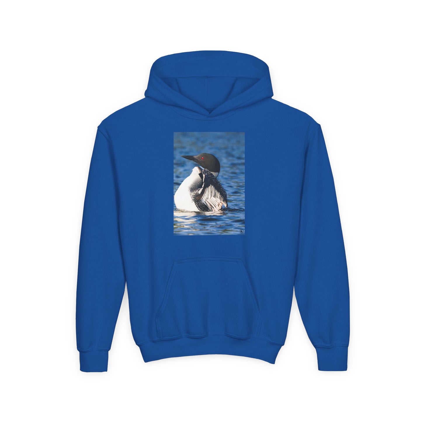 Youth Hoodie with Common Loon Photo – Nature-Lover Kids Pullover