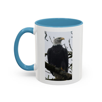 Bald Eagle Accent Coffee Mug – Patriotic Wildlife 11/15oz
