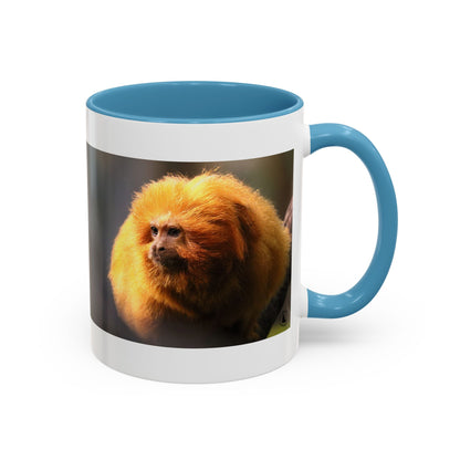 Golden Lion Tamarin Coffee Mug — Cute Exotic Monkey Accent Mug (11/15oz)