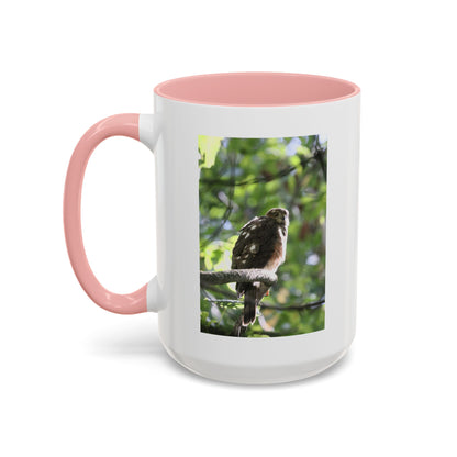 Hawk Perch Accent Coffee Mug (11/15 oz) – Nature Bird Photography