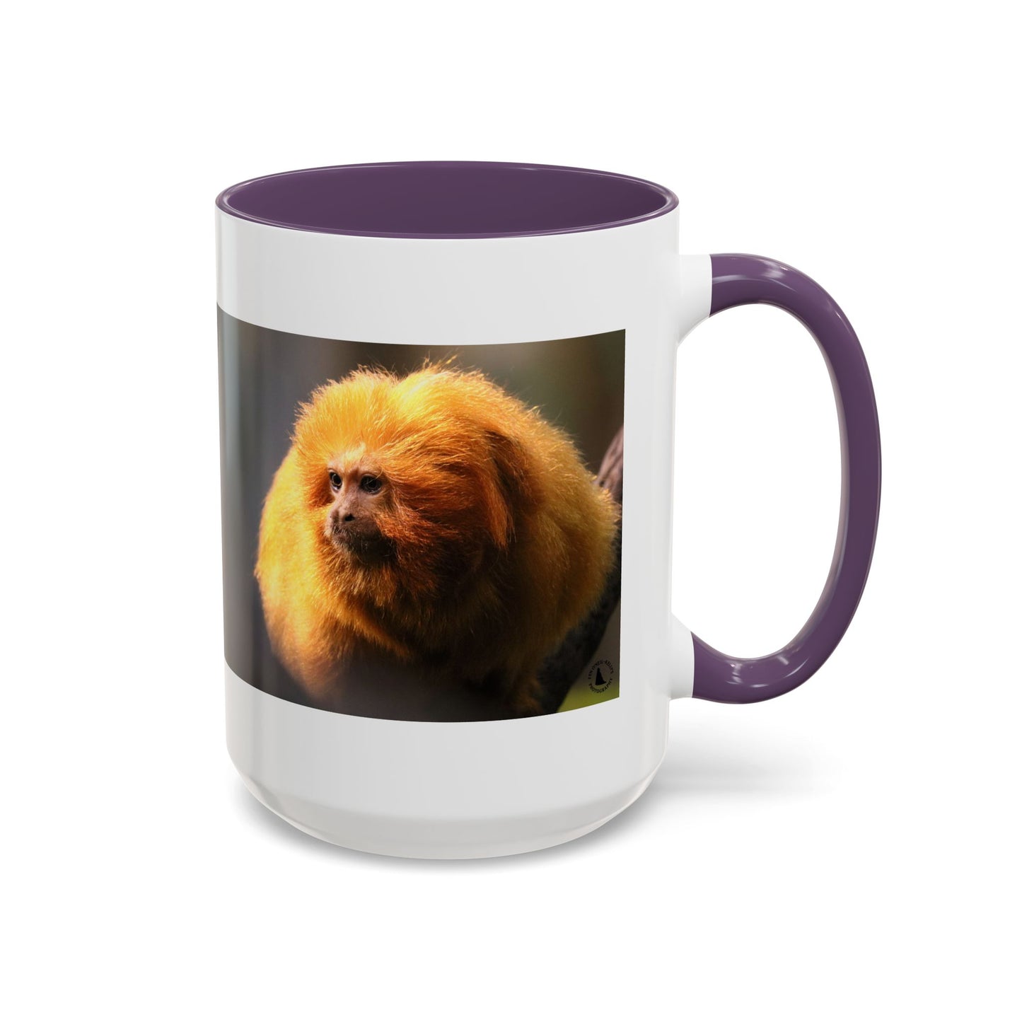 Golden Lion Tamarin Coffee Mug — Cute Exotic Monkey Accent Mug (11/15oz)
