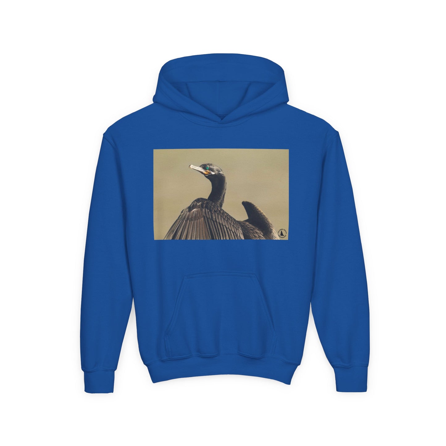 Cormorant Bird Photo Hoodie | Wildlife Photography Kids Sweatshirt