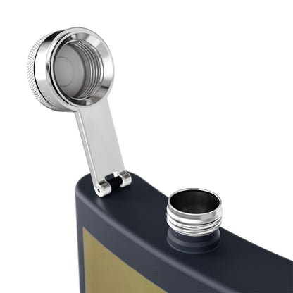 6oz Bluebird Stainless Steel Flask — Nature Photo Pocket Hip Flask