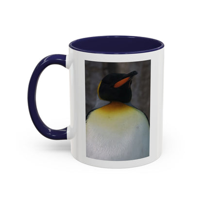 King Penguin Photo Coffee Mug — Cute Wildlife Accent Mug (11/15oz)