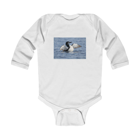 Loon Lake Infant Bodysuit – Cute Waterfowl Baby Long-Sleeve
