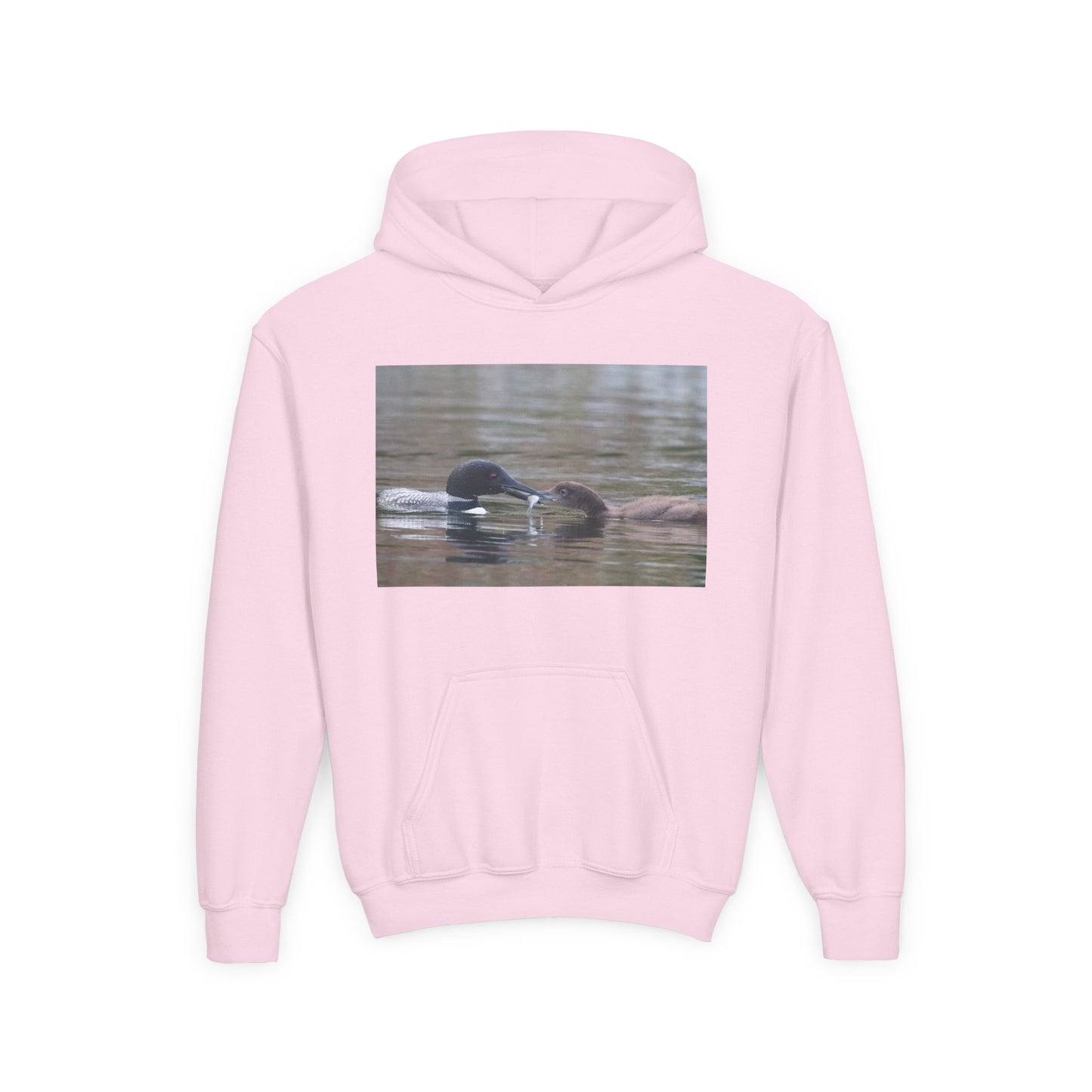 Youth Hoodie — Swimming Ducks Nature Photo Sweatshirt