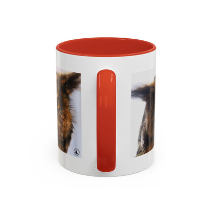 Owl Accent Coffee Mug – Realistic Great Horned Owl Photo (11/15 oz)