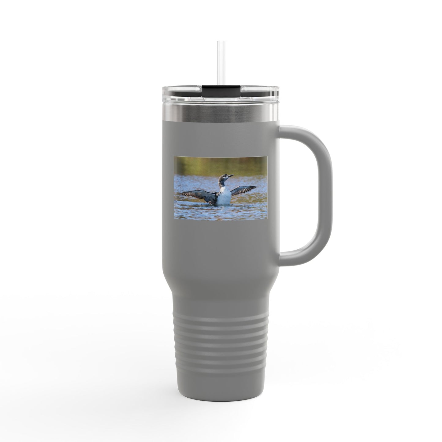 40oz Insulated Travel Mug — Loon Lake Wildlife Photo