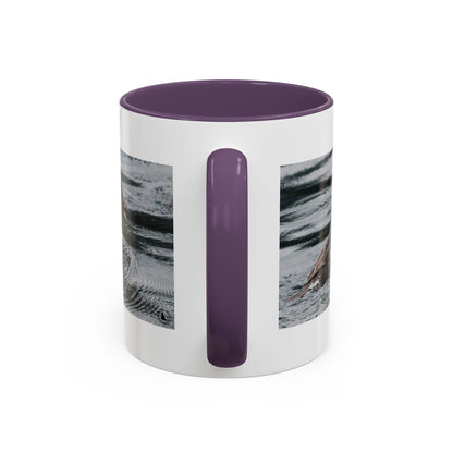 Goldeneye Duck Photo Accent Coffee Mug — Wildlife Nature Lover Gift (11/15 oz)