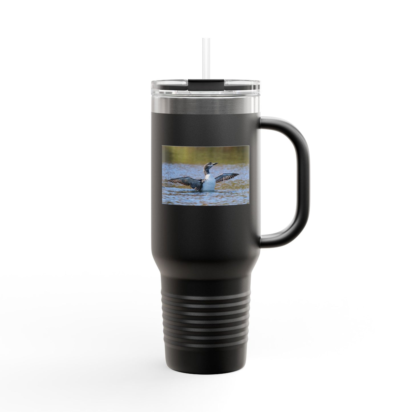 40oz Insulated Travel Mug — Loon Lake Wildlife Photo