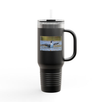 40oz Insulated Travel Mug — Loon Lake Wildlife Photo
