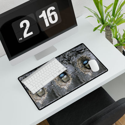 Bird Nest Trio Desk Mat — Cute Chick in Tree Hole XXL Mousepad