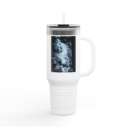 40oz Insulated Travel Mug with Waterfall Photo