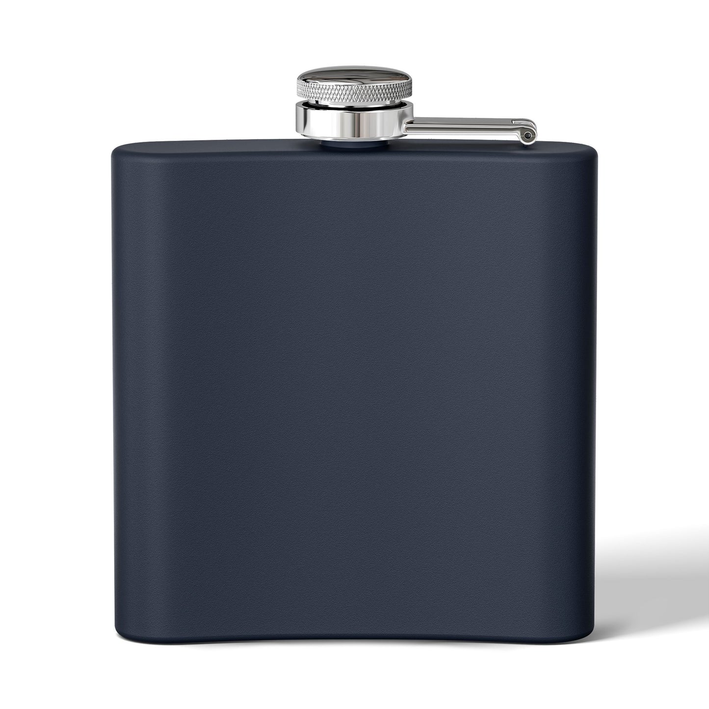 6oz Stainless Steel Flask — Winter Sunset Landscape Photo Flask