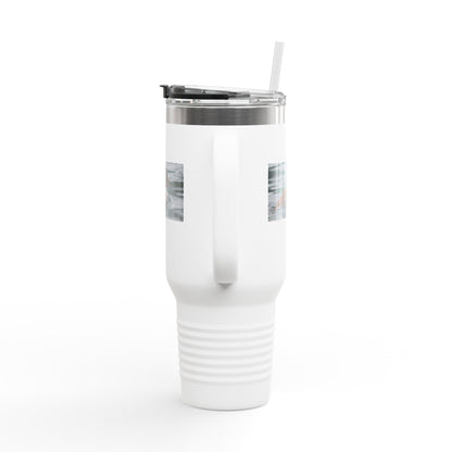 40oz Insulated Travel Mug with Duck Photo – Thermal Tumbler for Birdwatchers & Outdoor Lovers