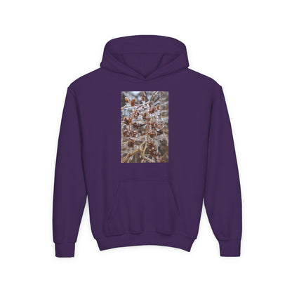 Youth Hoodie — Frosted Winter Berries Photo Print