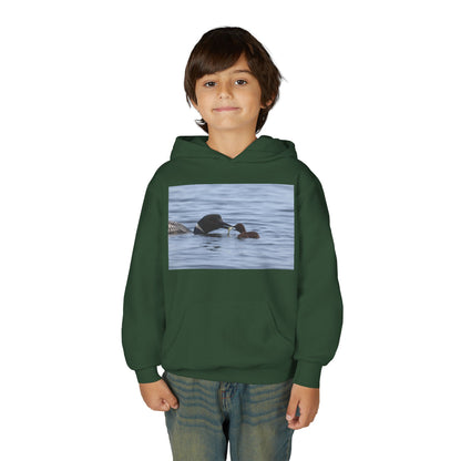 Duck Family Photo Hoodie — Youth Wildlife Nature Hoodie