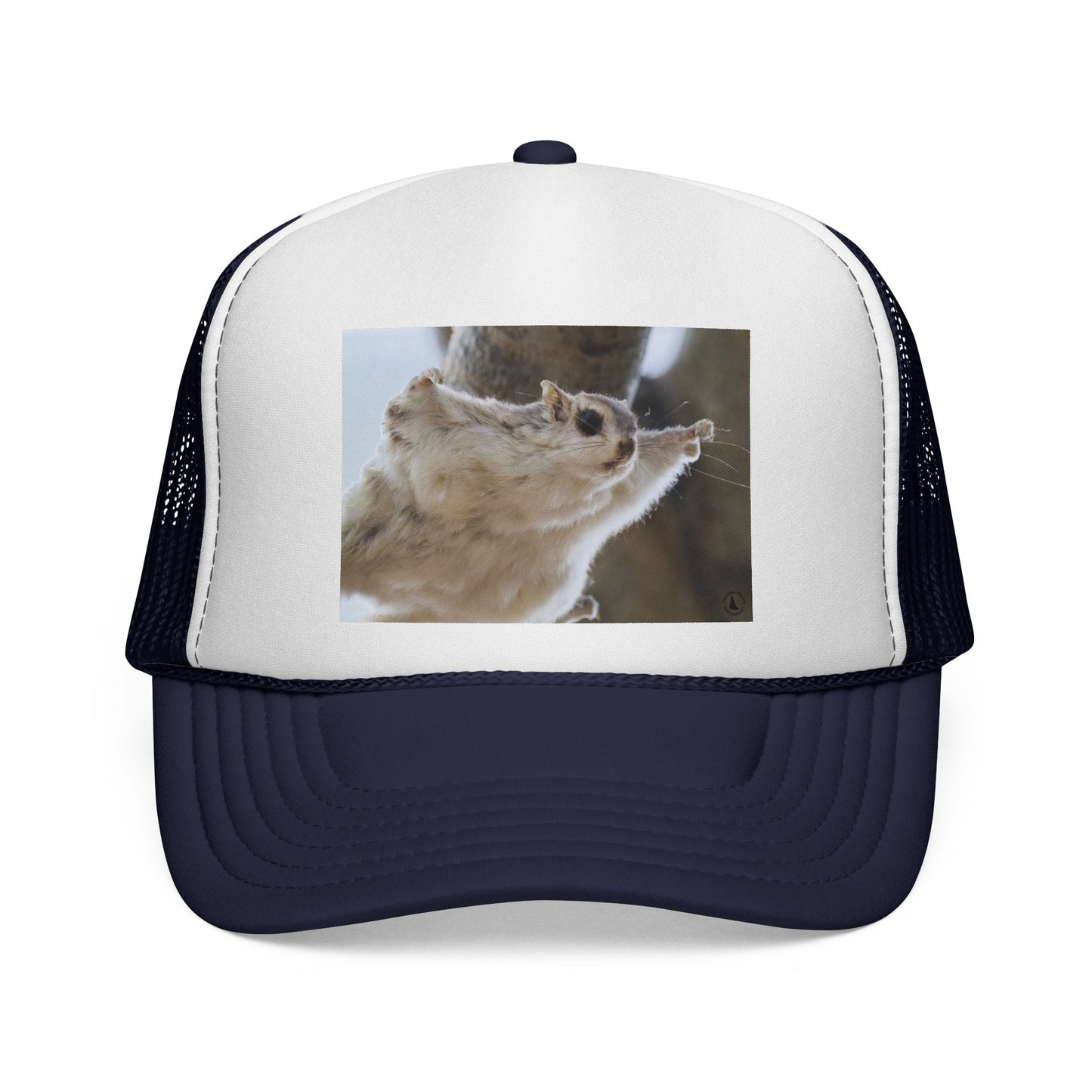 Squirrel Photo Trucker Cap - Cute Wildlife Snapback Hat